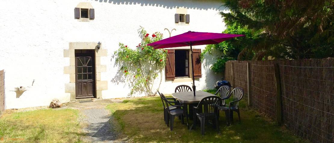 Jardin du gîte CrazySam