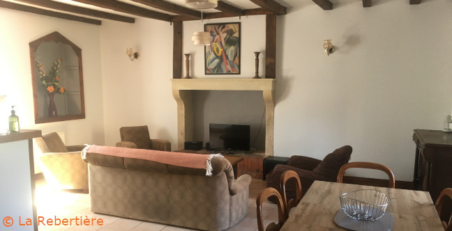 Salle de séjour du gîte BoGuss