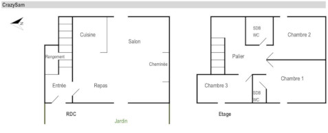 Plan du gîte